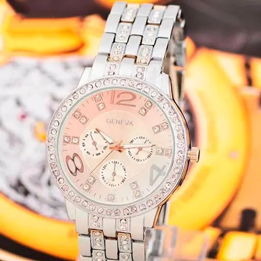 Наручний годинник жіночий Geneva 42 мм Silver (194) - фото 7