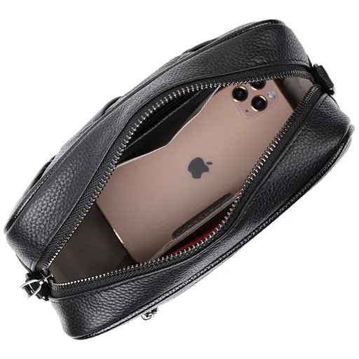 Жіноча шкіряна сумка Vintage 22х14х7.5 см sum0024738 - фото 5