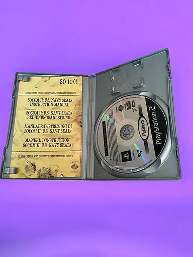 Диск с игрой на PlayStation 2 лицензия SOCOM II: U.S. Navy SEALs - фото 2