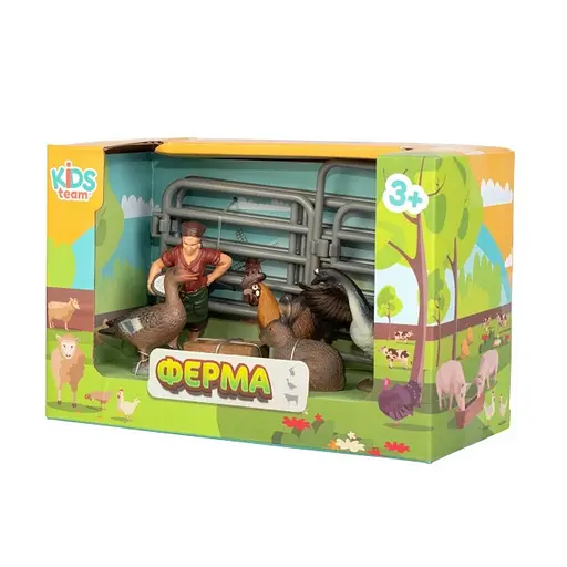 Детский игрушечный набор "Ферма" Q9899-X14_3 гусь, утка, петух - фото 2