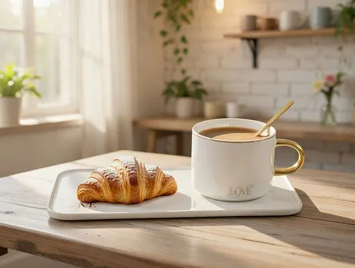 Чашка порцелянова з блюдцем та ложкою Interos LOVE 200 мл (3411) - фото 4