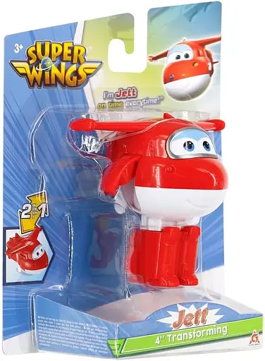 Ігрова фігурка-трансформер Super Wings Transforming Джетт (Jett) 10 см (EU780621) - фото 3