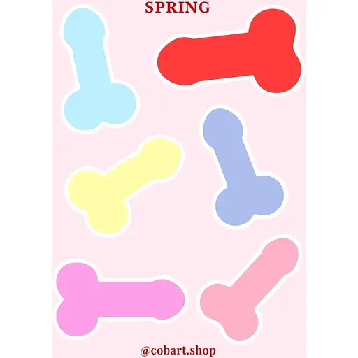 Стикерпак Cobart 3Д "Spring"