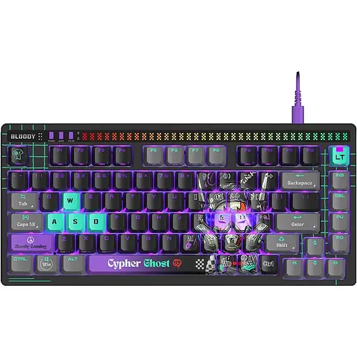 Клавиатура Bloody AT75 (Cypher Ghost) (AT75 (Cypher Ghost)) - фото 1