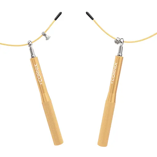 Скакалка скоростная для кроссфита Cornix Speed Rope XR-0154 Gold - фото 2