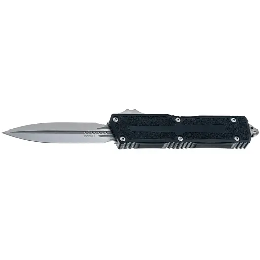 Ніж Microtech Scarab II GEN III Double Edge Stonewash Black