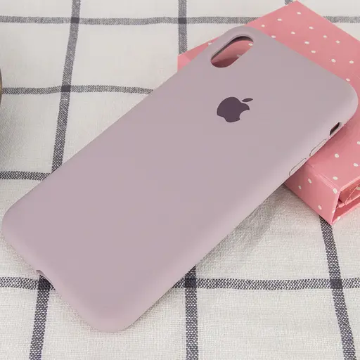 Чохол Silicone Case Full Protective (AA) для Apple iPhone XR (6.1) Сірий / Lavender - фото 2