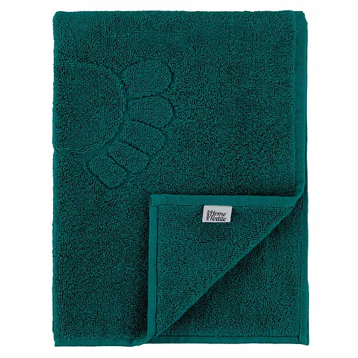 Килимок для ніг махровий Ardesto Benefit 50х70 см 100% бавовна темно-зелений (ART2457EM)  - фото 2