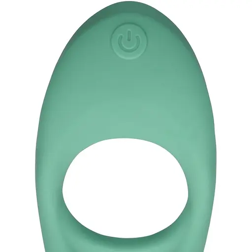 Кільце ерекційне Loveline Pointed Cock Ring 10.7 см зелене - фото 7