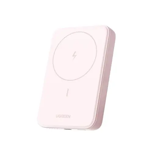 Магнитный Magsafe Павербанк Ugreen PB561 10000 mAh 20 W с беспроводной магнитной зарядкой для iPhone бежевый