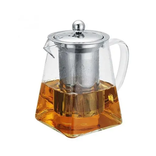 Чайник для заваривания стеклянный Edenberg четырехугольный 950 мл (EB-19023)