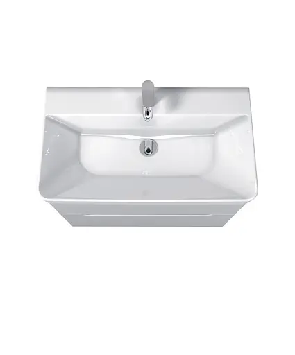 Тумба Мойдодир Malaga 80-A Білий з умивальником Vivace 80 Білий - фото 5