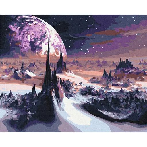 Картина по номерам Космические пейзажи Brushme 40x50 см разноцветная 000277530