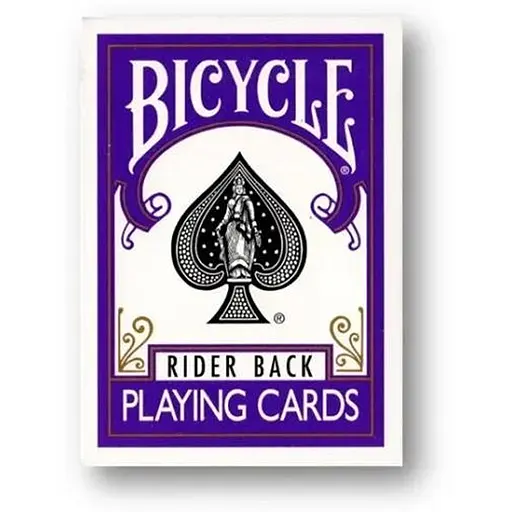 Карти United States Playing Card Company Карти гральні Bicycle Rider Back Purple deck - фото 1