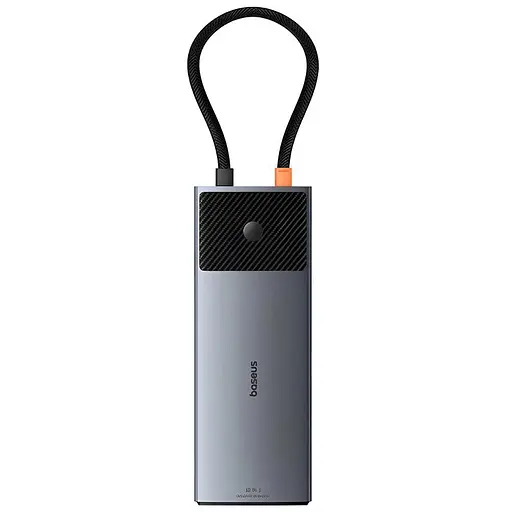 Перехідник HUB Baseus Metal Gleam Series II OS 10in1 (B00061800123-00) Cosmic Black - фото 2