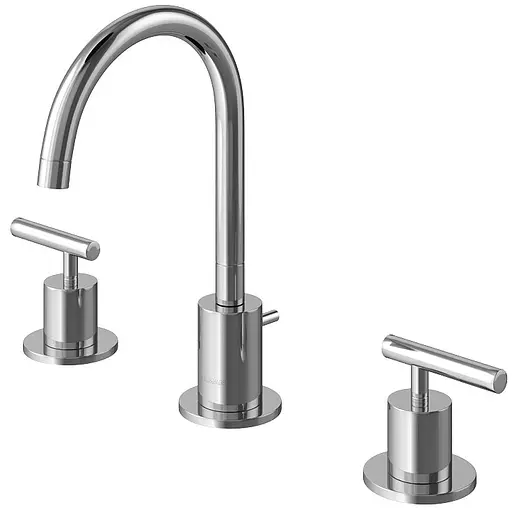 Смеситель для умывальника Kohlman Roxin chrome QB200R Хром - фото 1