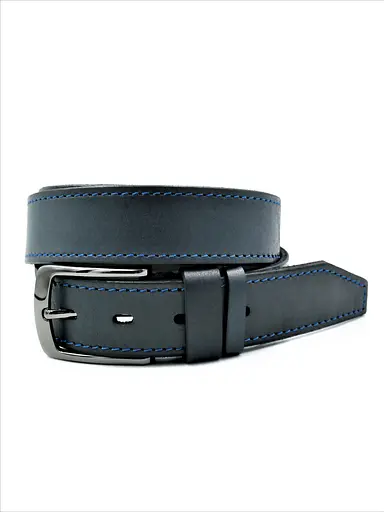 Ремінь шкіряний Weatro чоловічий 3,3х110-120 см acs0027377 - фото 3