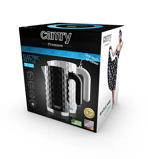 Електрочайник Camry CR 1269 1,7 л, потужність 2200Вт - фото 5