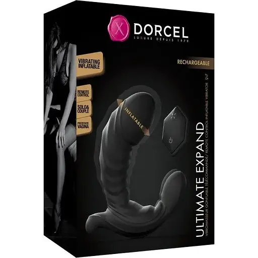 Універсальний вібратор зі стволом, що надувається Dorcel Ultimate Expand - фото 8