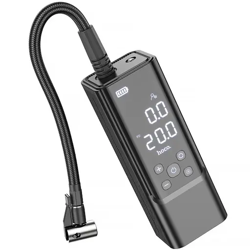 Автомобільний насос Hoco ZP7 Maddy smart (5000 mAh) Black - фото 3