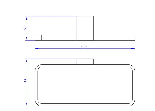 Тримач для рушника Imprese Bitov 130300 Хром - фото 2