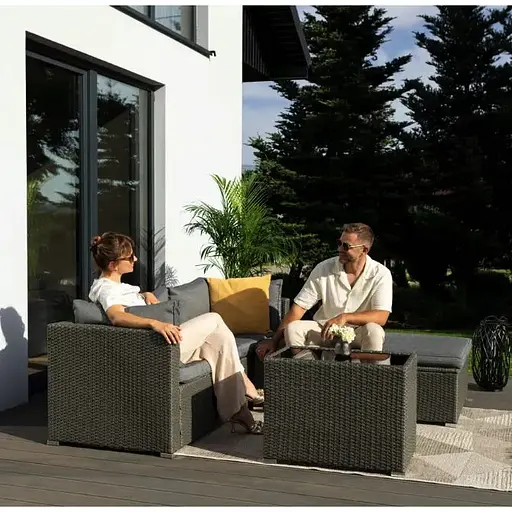 Комплект садових меблів Di Volio Alzano сірий - фото 5