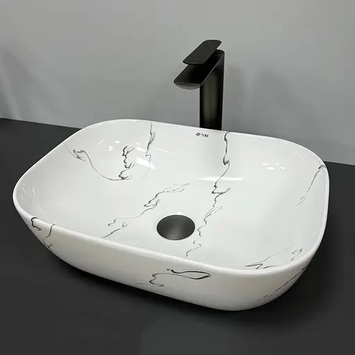 Умивальник VBI Ravenna marmo накладний VBI-011210, Мармур - фото 3