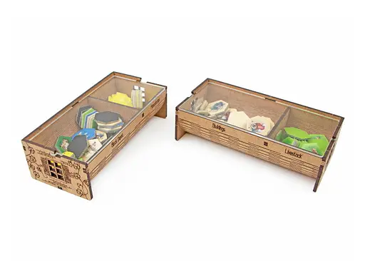 Органайзер Tower Rex Замки Бургундії Ювілейне видання + доповнення The Castles of Burgundy 20th Anniversary Edition + Expansions (5664) - фото 9