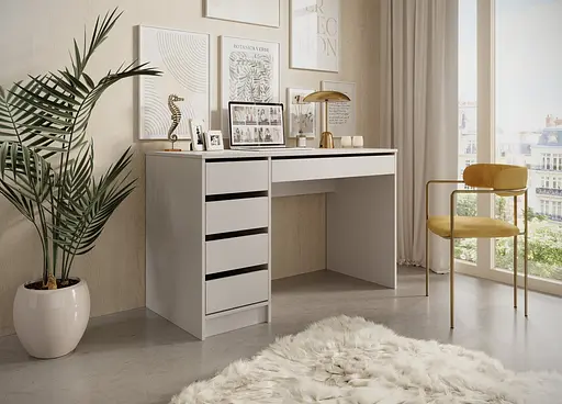 Стіл туалетний письмовий Perfect Home Ада / Ada 5S/120 з 5 шухлядами Кашемір (PFH-091309)