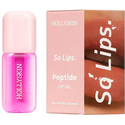 Зволожувальна олія для губ Hollyskin So Lips. Peptide Lip Oil 004. Frozen Lemonade (0420h) - фото 1