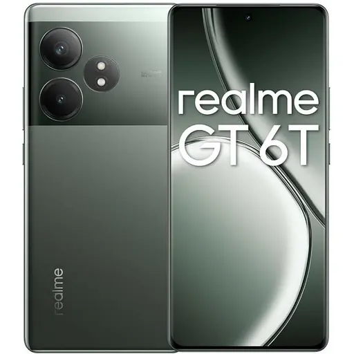 Смартфон Realme GT 6T 8/256Gb Razor Green UA UCRF NFC, 5G