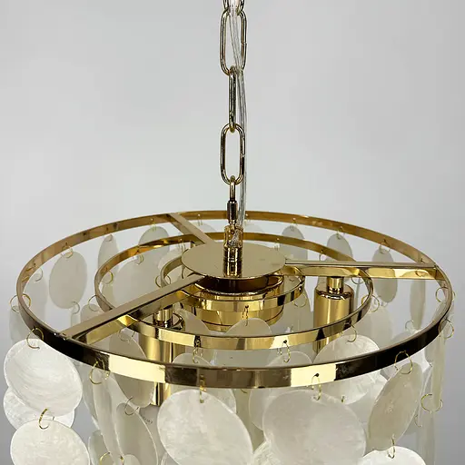 Золотой подвес ATHELIA с перламутровыми пластинами | Line F | Арт. 1537-300 GD - фото 6