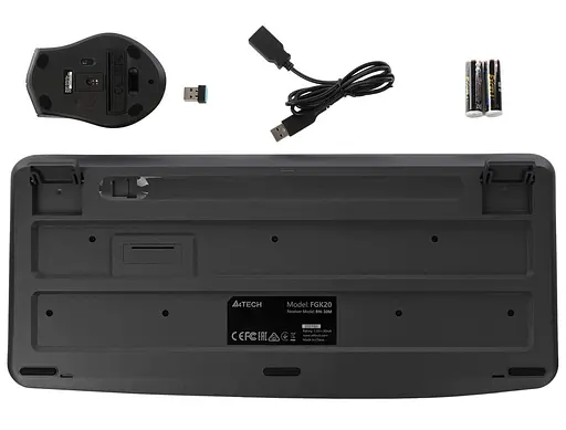 Комплект (Клавіатура та Миша) A4Tech Fstyler FG2500S Plus Grey - фото 7