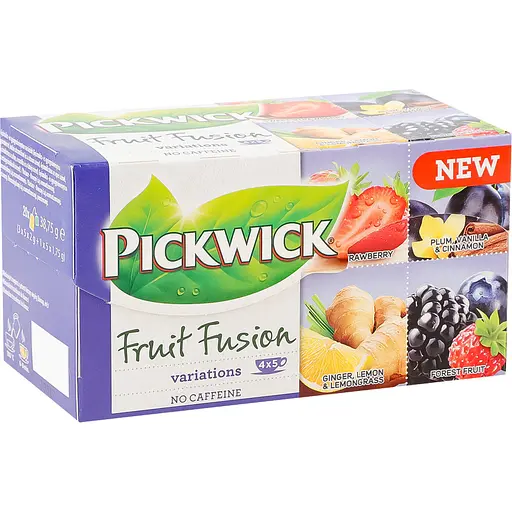 Фруктово-трав'яний чай асорті Pickwick Fruit fusion 37.5 г (20 шт. х 1.8 г) - фото 2