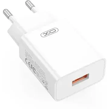 Сетевое зарядное устройство для XO L127 USB-A QC18W Fast Charging Charger with Micro cable Белый - фото 1