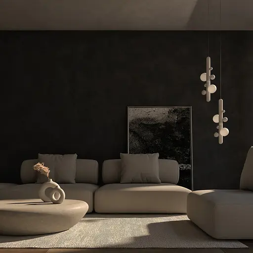 Підвісний світильник Babich Studio Lunar P Black (RAL 9005) - фото 9