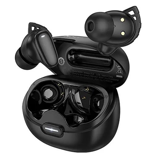 Навушники бездротові Hoco TWS EW203 вакуумні чорний - фото 2