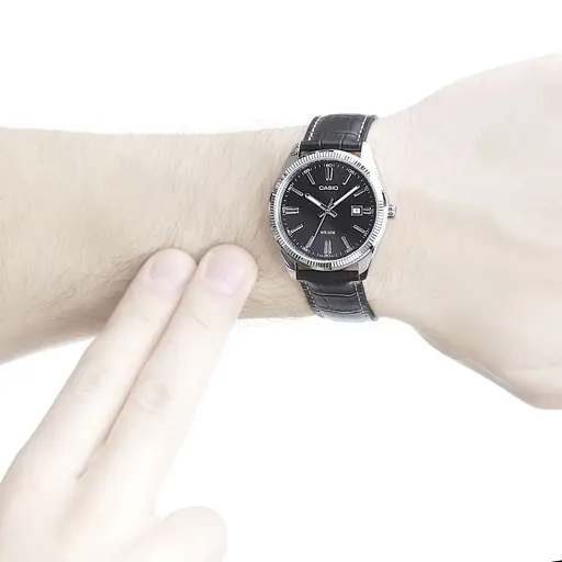 Годинники наручні чоловічі на шкіряному ремінці оригінальні Casio Collection MTP-1302PL-1AVEF (модуль №2784) - фото 4