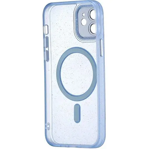 Чохол-накладка DK для Apple iPhone 12 MagSafe Composite Matte Splash (blue) - фото 2