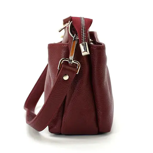 Кожаная женская сумка кросс-боди Virginia Conti 25х18х11 см sum0026332 - фото 4