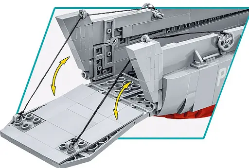 Конструктор дитячий Корабель LCVP Higgins Boat Cobi 4849 - фото 6