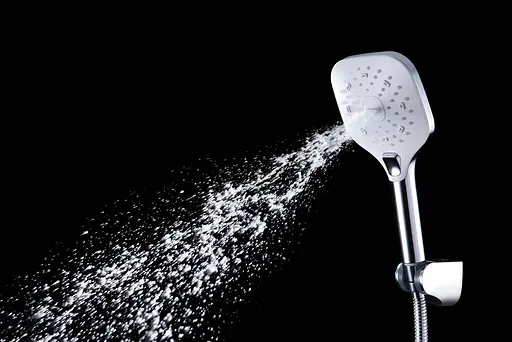 Душова система із термостатом Imprese Centrum LT верхній душ 255 мм ABS квадрат хром T-15260LT, Хром - фото 5