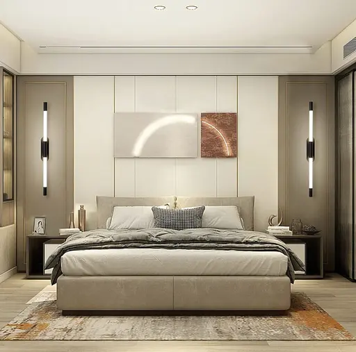 Дизайнерське бра Phobos Line F довжина 100 см Арт. YG916 BK - фото 6