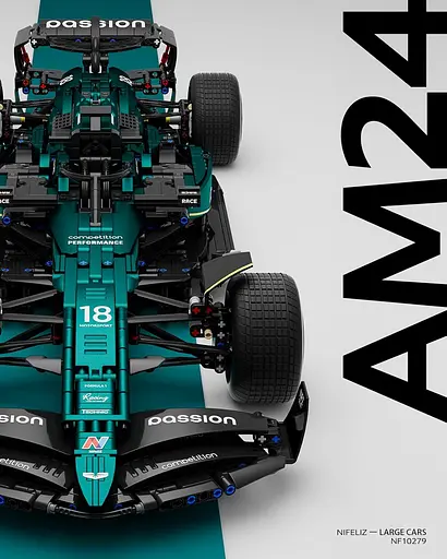 Конструктор Nifeliz Болід F1 Aston Martin (NF10279) - фото 2