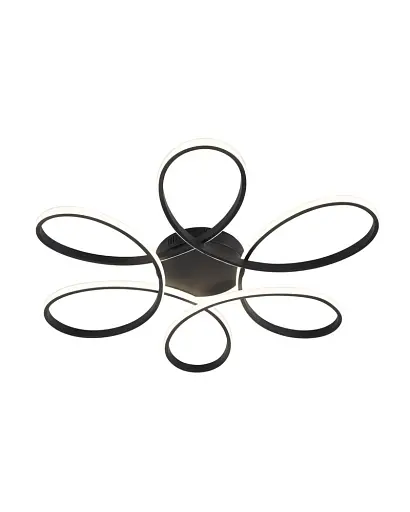 Люстра Goldlux 331823 Fiore XL LED 1x42W 4000K 5500Lm IP20 чорна - фото 3