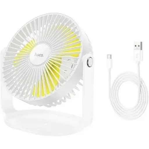 Вентилятор портативный Hoco F14 multifunctional powerful desktop fan - фото 1