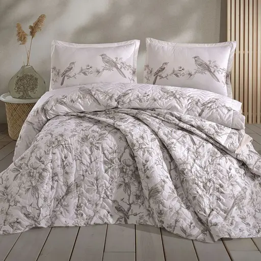 Комплект зі стьобаною підковдрою 4 сезона Mevlin Ранфорс Clasy pbe0051450 - фото 1