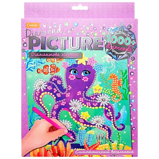 Набор для творчества серия Алмазная мозаика (В ассортименте) - фото 3