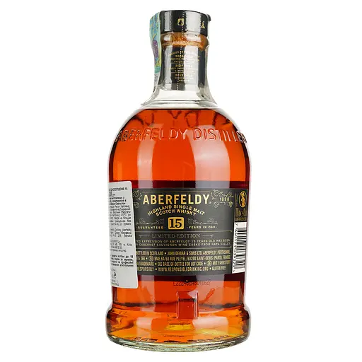 Віскі Aberfeldy Napa Valley Cask LE 15 Year Old 43% 0.7 л в подарунковій упаковці - фото 5