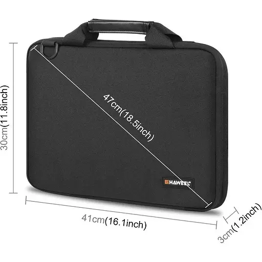 Сумка для ноутбука Haweel HWL2169 15-16" черная - фото 9